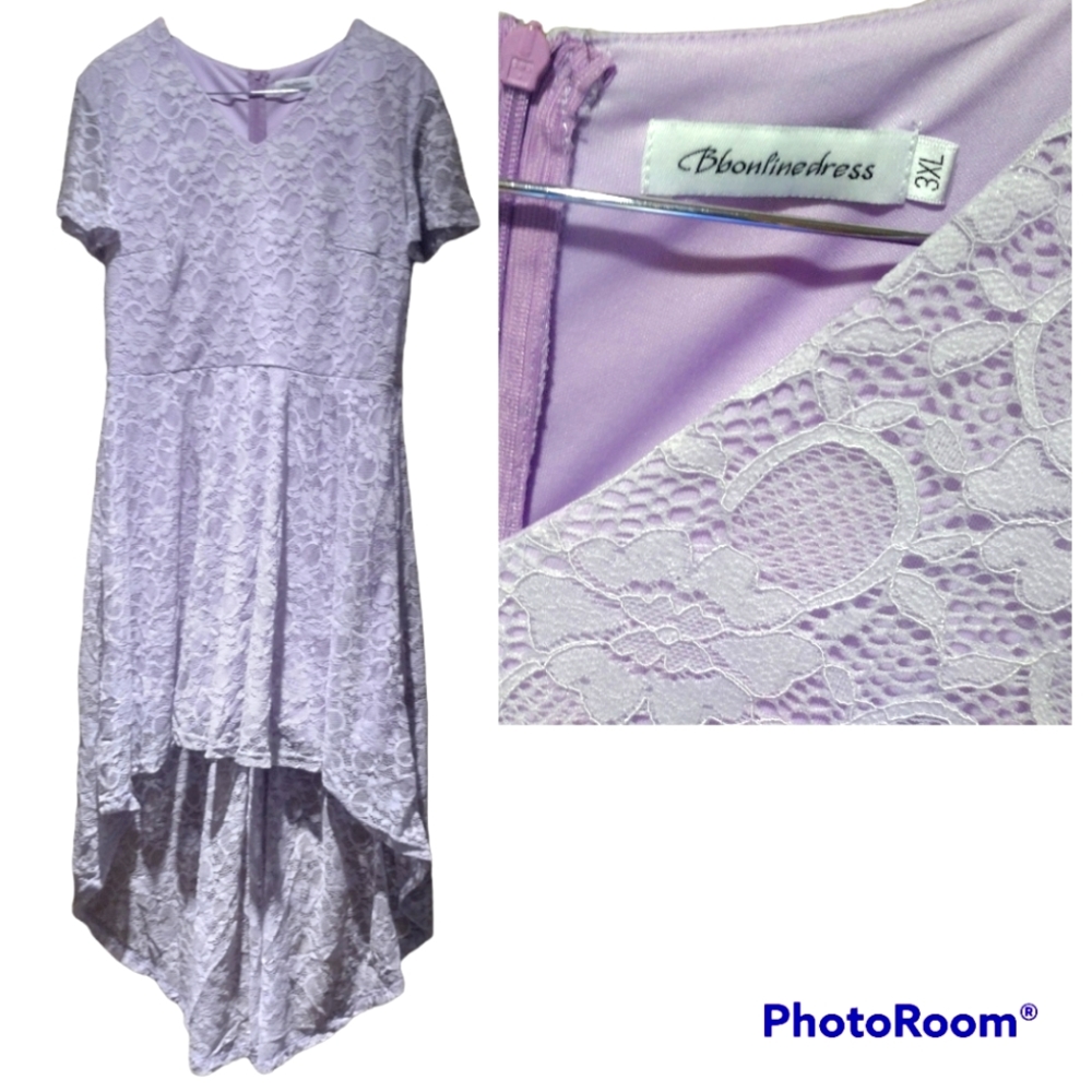 Lavender Lace Dress